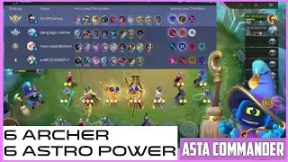 magic chess commander asta skill 1 archer + astro power