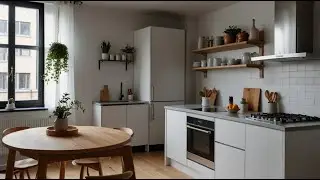 Изящная простота: современные минималистичные идеи для кухни в небольших городских помещениях