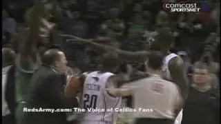 Kevin Garnett dust up with Nazr Mohammed