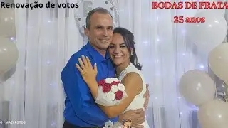 RENOVAÇÃO DE VOTOS | BODAS DE PRATA 25 ANOS