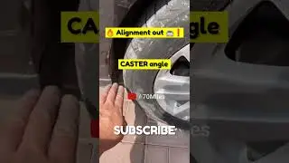 Adjust caster angle | wheel alignment service | #tips #tipsandtricks #carcare #tranding #70miles