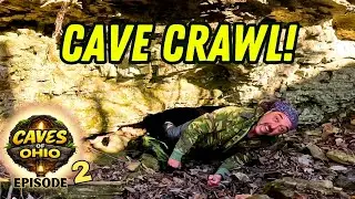We found hidden caves in Ohio! #cavecrawling #caveexploring #ohioadventures