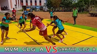 Sakthi Clg A VS Mvm Clg A Girls | VIJAY MBA Clg And Naga  Ltd | Kabaddi | New City vj | 28.3.2023