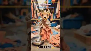 poor dog doing work and live his life July 9, 2025 #aivideo #dogshorts #shorts #poor #socialmedia