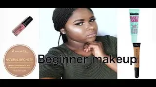 Easy Beginner Friendly Affordable Drugstore Makeup Tutorial on Dark/ Brown Skin