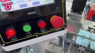 External ear loop flat mask machine connected to packaging machine
