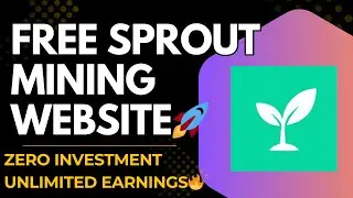 Sprout network registration || crypto mining || free mining #crypto #mining #cryptocurrency