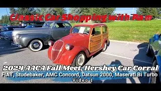 Classic Car Shopping 2025 AACA Fall Meet Hershey Car Corral