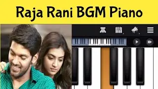 Raja Rani BGM Piano Tutorial with Notes | G.V Prakash | Aarya | Nazriya | 2022