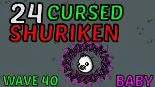 24 CURSED SHURIKEN made the BEST Brotato RUN!!