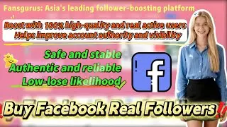 2026 Guide: How to Buy Facebook Followers | Boost Page Authority & Social Proof Fast! #FBGrowth
