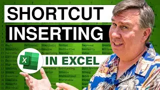 Excel - Excel Shortcuts: Insert and Delete Columns and Rows with Ease - Episode 765