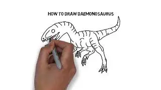 How to draw Daemonosaurus
