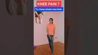 30+ Women - 🔥 Knee pain?  Try these 5 simple stretches at home 🦵 (No equipment!)
