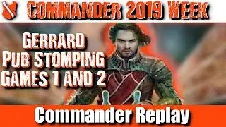 Gerrard Weatherlight Hero Pub Stomping Games 1 and 2 vs Child of Alara, Karlov, and Sigarda