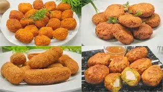 রমজান স্পেশাল ডিমের ৪টি ইউনিক রেসিপি(ডিমের নাগেটস,কাবাব,ডিম চপ,ডিমের স্ন্যাকস )। 4 Egg Snacks recipe