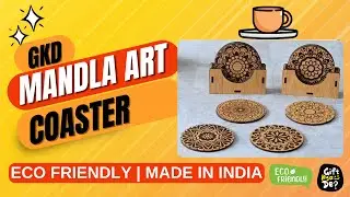 Coaster Mandala Art | Eco Friendly Coasters | Made in India