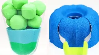 1 Hour Kinetic Sand ASMR! Satisfying Sand ASMR Cutting! Relaxing Kinetic Sand ASMR #9