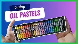 Trying oil pastels for the first time! | Staedtler Noris