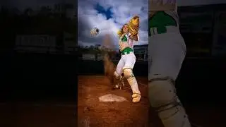 Dramatic Sports Photography #catcher edition #sonya7rv #sportsphotographer #softball #softballplayer