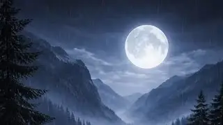 Mountain Rain at Night 🌧️🌙 | Deep Sleep | 3 Hours | Calm Night Ambience