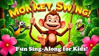 🎵 Monkey Swing, Monkey Sing | Jungle Dance & Sing-Along for Kids 🐵🎶