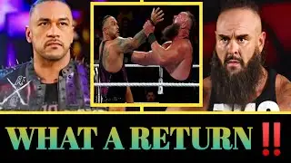 BREAKING NEWS🛑BRAUN STROWMAN RETURNS AHEAD OF ROYAL RUMBLE AND DID THIS TO DAMIAN PRIEST🤯