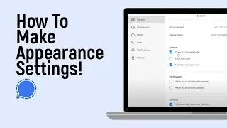 How to Change Appearance Settings in Signal Desktop [easy]