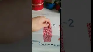 Tamper evident tape with TOTAL TRANSFER function
