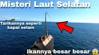Ultralight Fishing - Strike ikan besar pakai Ultralight di laut selatan Hobby mancing mania #vlog 50