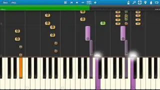 ABBA - Summer Night City Piano Tutorial - Synthesia
