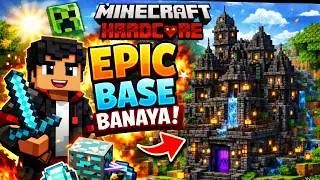 Hardcore Minecraft Me Sabse Dark Base 😈 | Blackstone Build