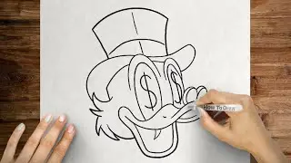 How to draw Scrooge Mcduck 🤑