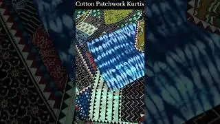 cotton patchwork kurti, designer kurtis, summer wear kurti, ladies kurti, patchwork kurti, COD Here!