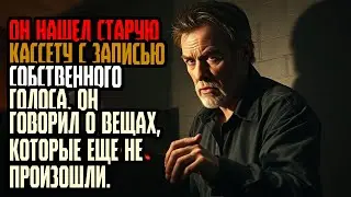 ОН НАШЕЛ СТАРУЮ КАССЕТУ С ЗАПИСЬЮ СОБСТВЕННОГО ГОЛОСА  Он говорил о вещах, которые еще не произош