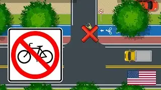 Traffic Signs | Road Signs USA | Regulatory Signs No Bicycles Or No Entry For Bicycles On This Road