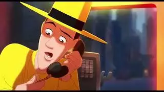 Curious George (2006) - Man with the yellow hat was calling the animal control