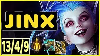 ADC Challenger VOD 10CSPM Gameplay - Jinx vs Seraphine | 13/4/9