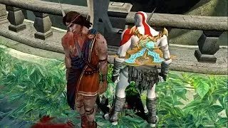 GOD OF WAR 2: Ghost of Sparta Destroyed Perseus Boss
