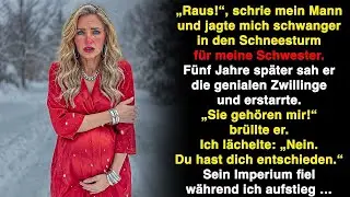 Schwanger verlie&szlig; mich mein Mann f&uuml;r meine Schwester und lie&szlig; mich im Schneesturm allein!