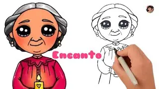 كيف ترسم إنكانتو💜رسم سهل/تعليم الرسم/Draw So Cute Encanto