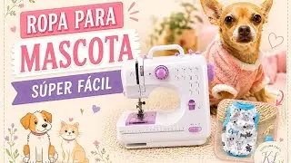 🌟Como HACER Ropa para Perro o Gato | SUETER para Mascota Super Fácil | PASO a PASO | 🐶😺