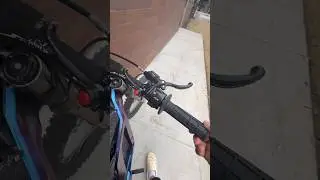 Surron at gas station #surron #electricbike #dirtbike #ebike