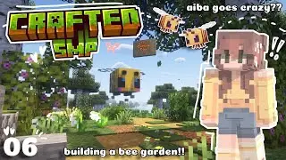Building a BEE Garden!! ✰ I Crafted SMP I Ep. 6