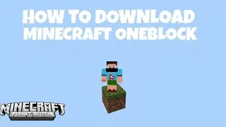 Minecraft one block in Minecraft pocket edition