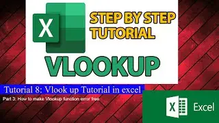 Tutorial 8 How to avoid errors in V lookup Function-Everything you need to know about V lookup