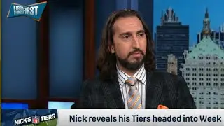 FIRST THINGS FIRST | MY Nick Wright's NFL Tiers, Eagles DROP, Bears RISE, Rams DROP, Ravens RISE