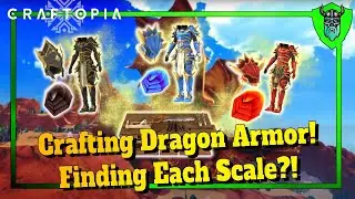 Craftopia : How to find all three scales for all 3 Dragon Armors!