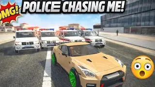Police piche pad gai😱 Indian Thift Auto Simulator Game GTA mod open world police and 836 Nissan Cars