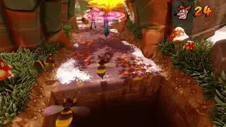 Crash Bandicoot N. Sane Trilogy Coco Playthrough Episode 2-7 Miss Bee-Having